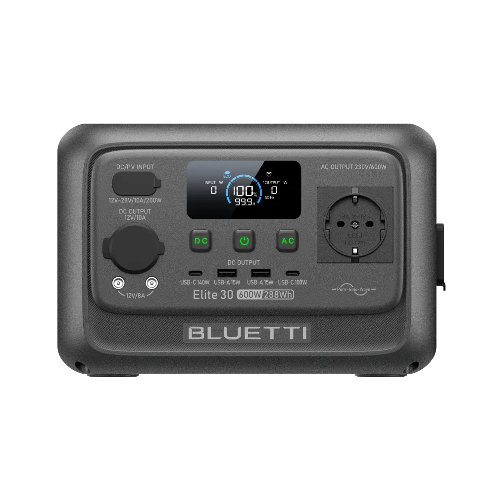 BLUETTI Elite 30 V2 Station électrique portable | 600 W 288 Wh BLUETTI-FR