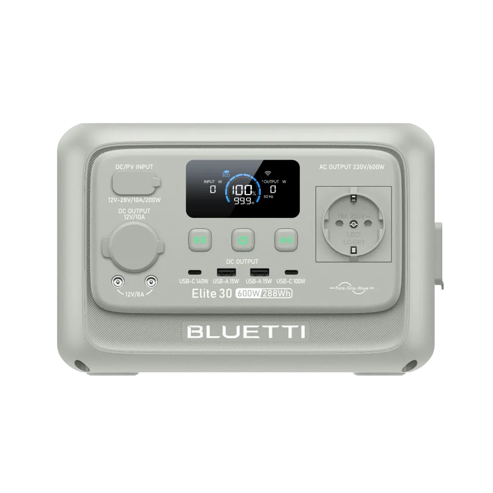 BLUETTI Elite 30 V2 Station électrique portable | 600 W 288 Wh BLUETTI-FR