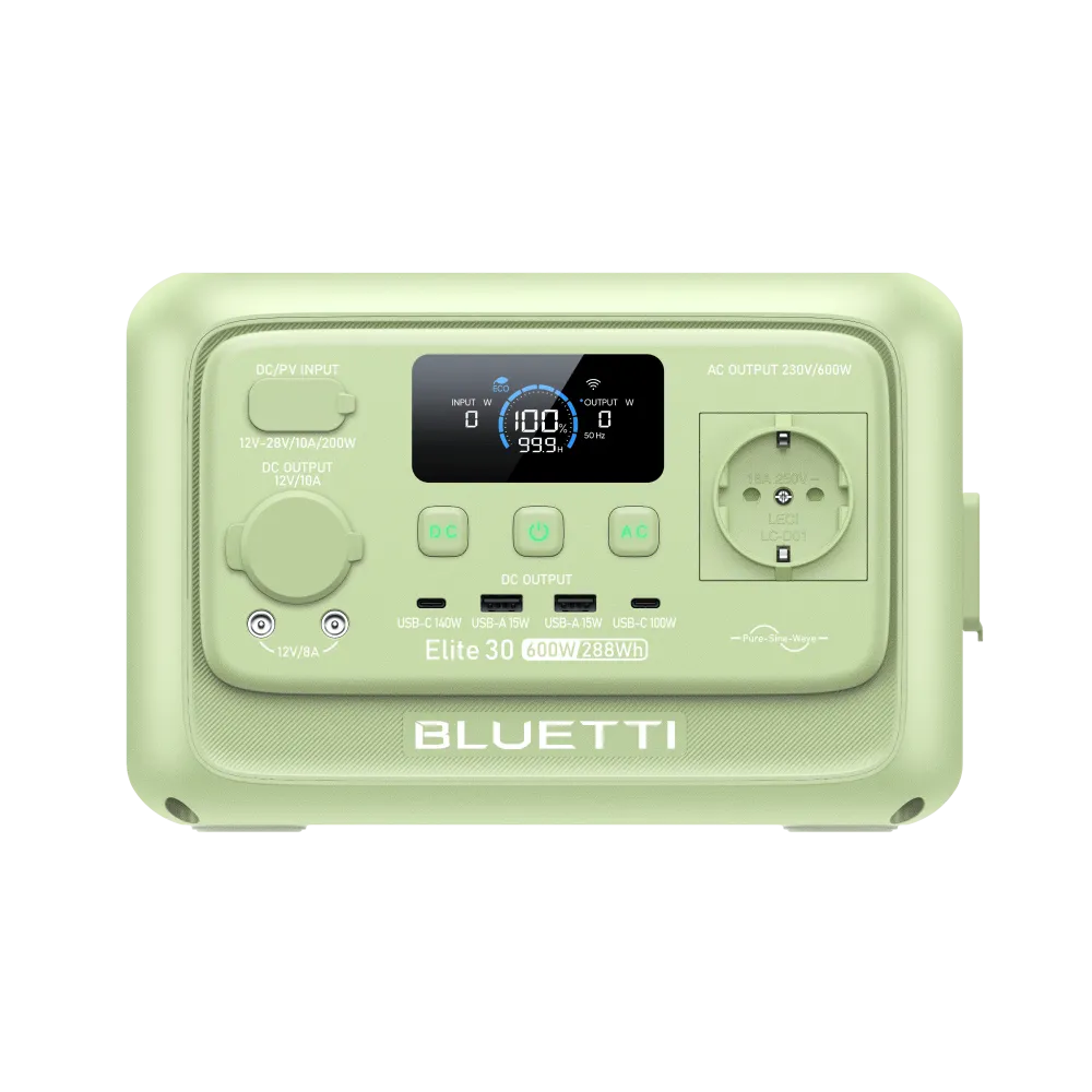 BLUETTI Elite 30 V2 Station électrique portable | 600 W 288 Wh BLUETTI-FR