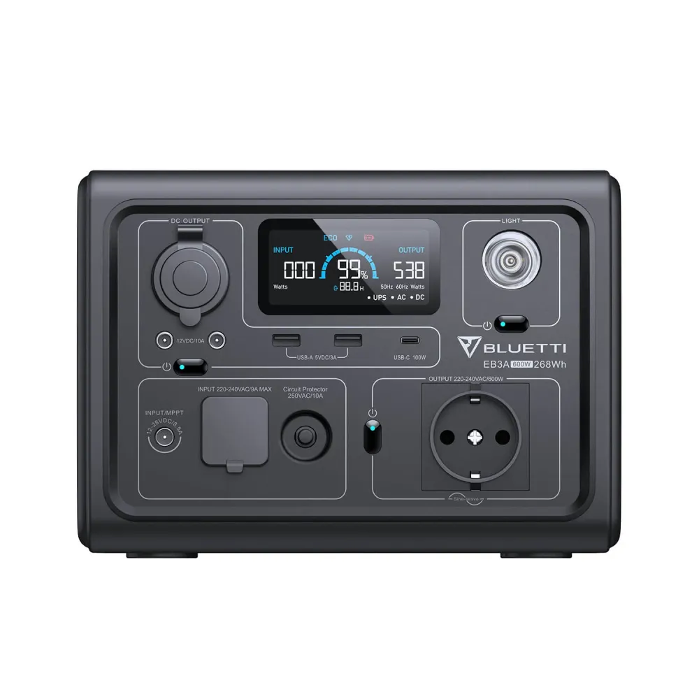BLUETTI EB3A + PV200 Groupe Électrogène Solaire Bluettipower-FR