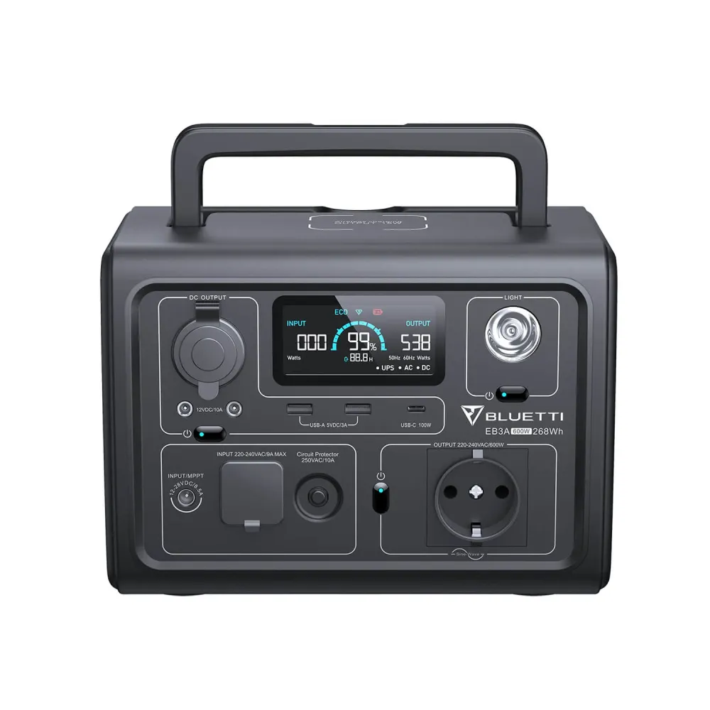 BLUETTI EB3A + PV200 Groupe Électrogène Solaire Bluettipower-FR