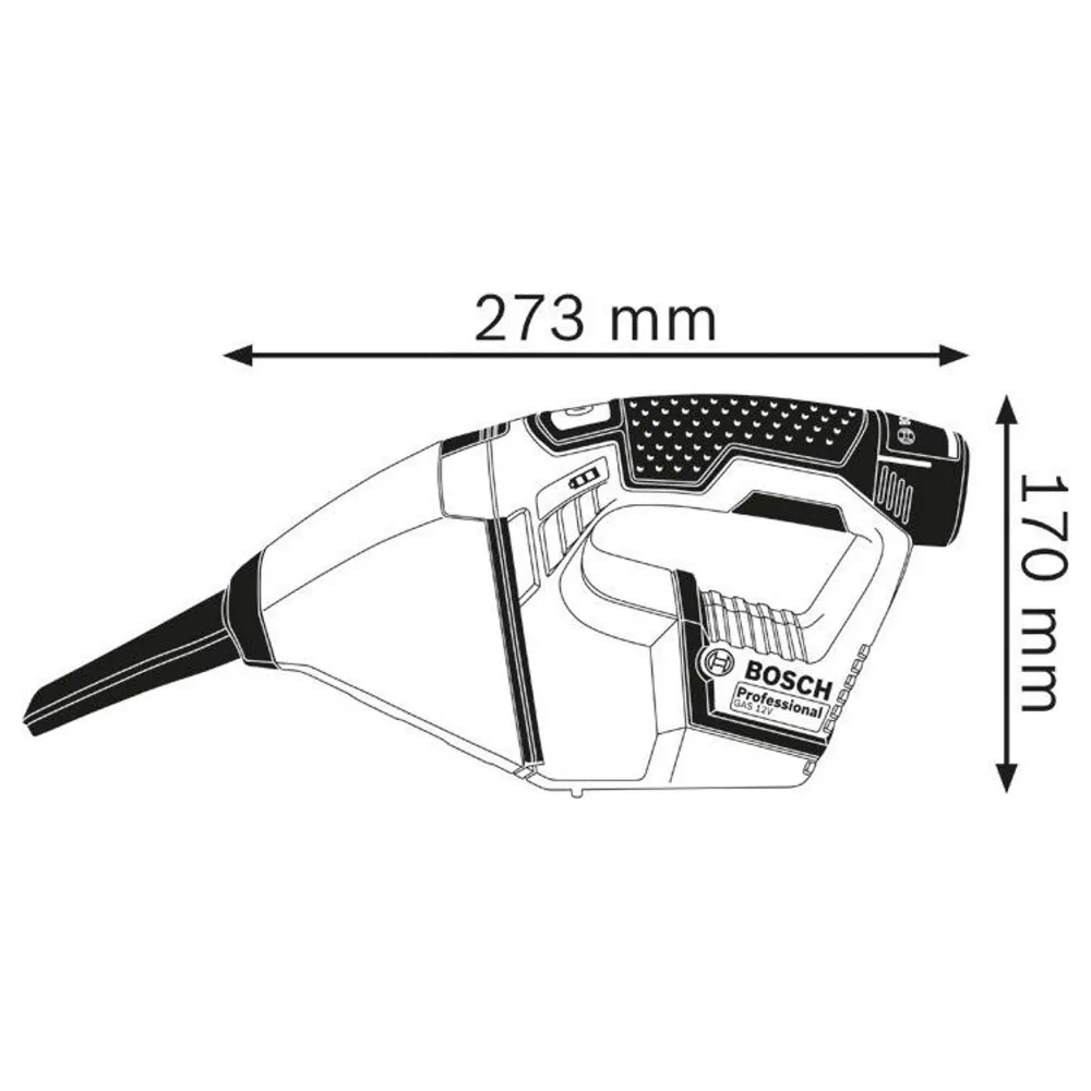 Aspirateur Bosch GAZ 12V PRO 12V
