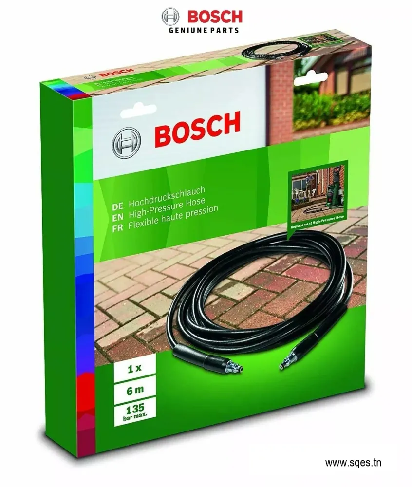 Flexible haute pression 6 m – Pour nettoyeurs EasyAquatak & UniversalAquatak BOSCH