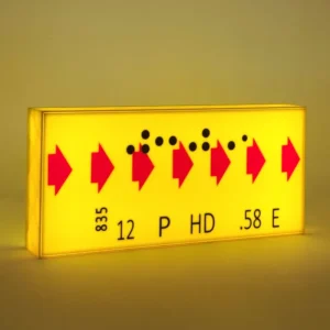 Boîte lumineuse - Billet de correspondance