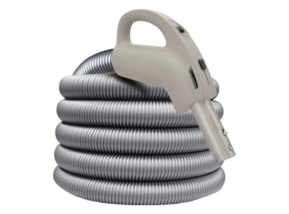 Boyau universel pour aspirateur central, 50 pi., avec interrupteur, Super Flex
