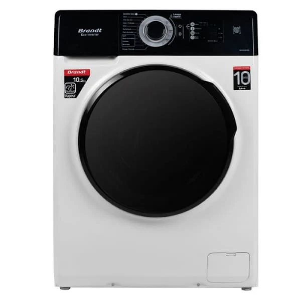 Machine à laver BRANDT 10.5Kg-1400Tr Frontale blanc (BAM104QVWBL)