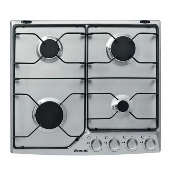 Plaque à Gaz BRANDT 4 Feux Inox (BPE8610X)