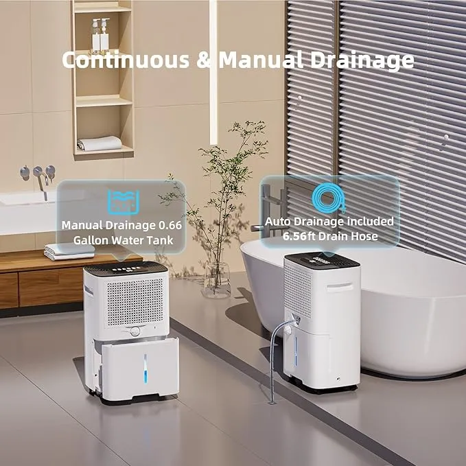 Déshumidificateur BRITSOU PD08G-20 – 20 Pint / 9,5 L – Contrôle Digital (Boite ouverte)