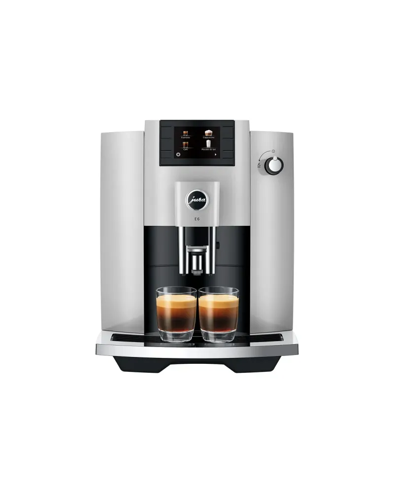 Cafetiere Jura E6 Blanc Brûlerie Rousseau