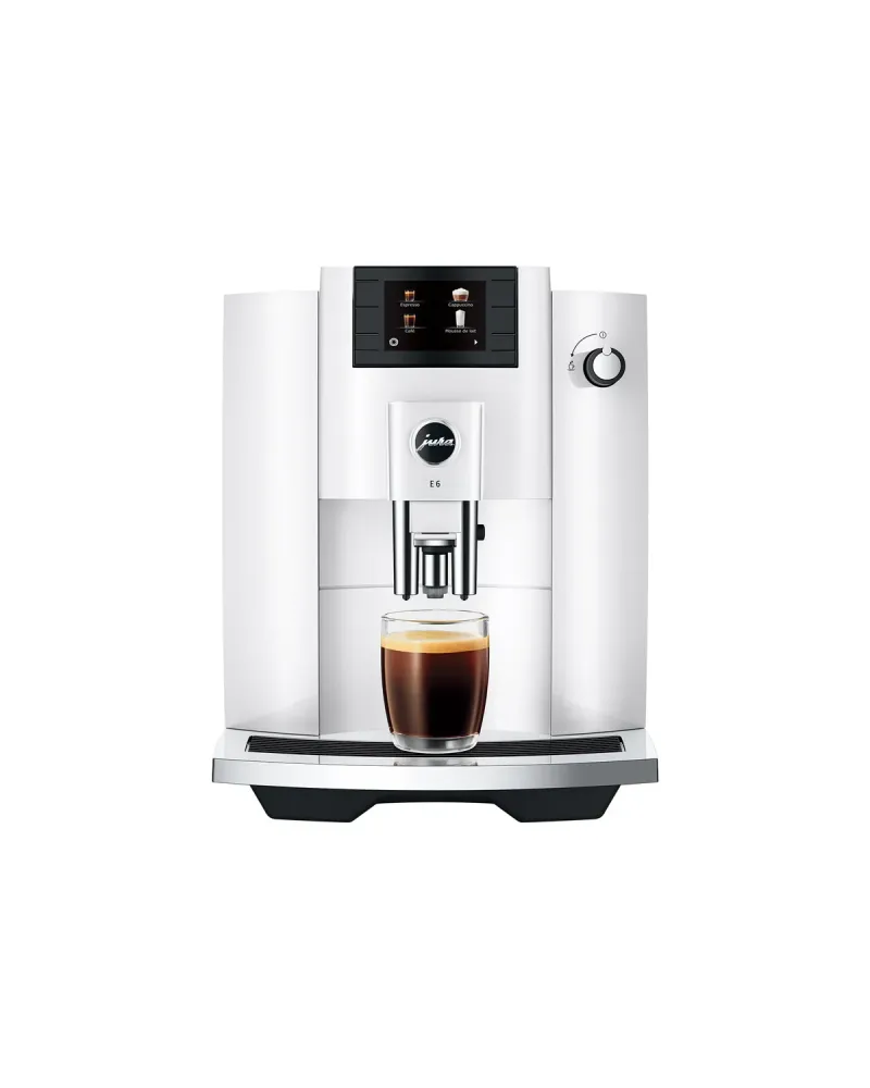 Cafetiere Jura E6 Blanc Brûlerie Rousseau