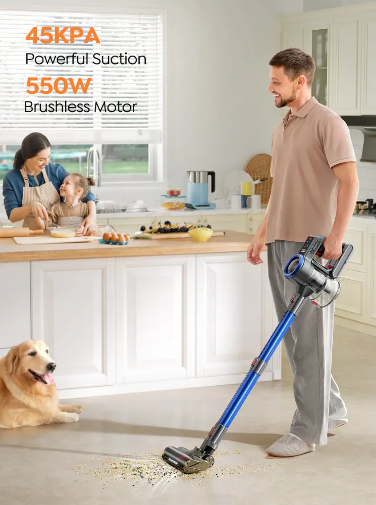 Buture Aspirateur sans fil bleu JR700 550W 45KPA (pour entreprise)
