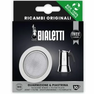 Set Bialetti 3 joints + 1 filtre pour cafetière induction 10 tasses Cafés Ervka
