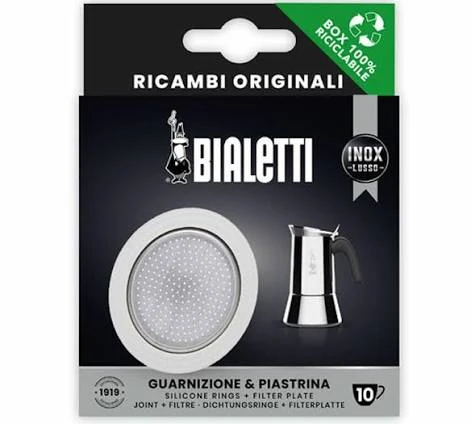 Set Bialetti 3 joints + 1 filtre pour cafetière induction 10 tasses Cafés Ervka