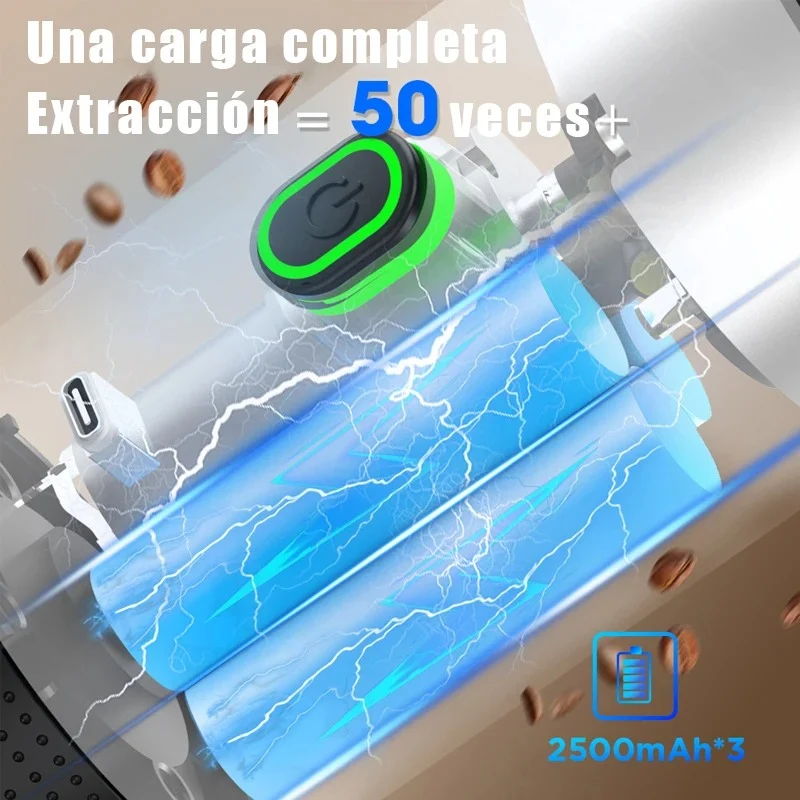 Cafetiere inox électrique 60 ml compacte portable