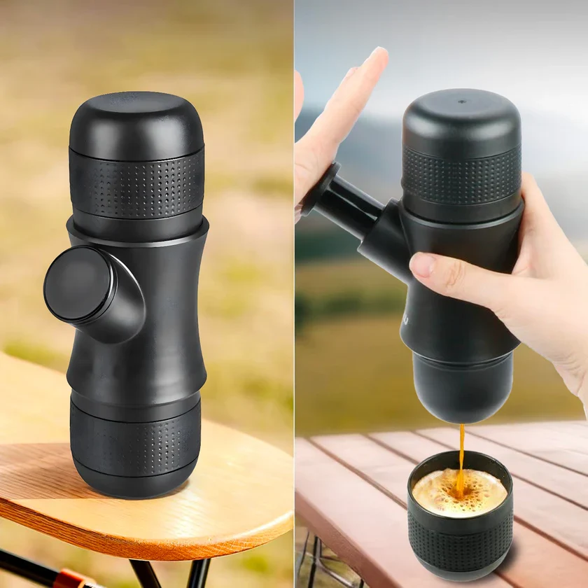 Cafetière manuelle portable pour une utilisation en extérieur (Gabon)