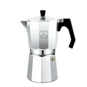 Cafetiere Moka Italienne Aluminium 6 Tasses Compatible Tous Feux Cecotec