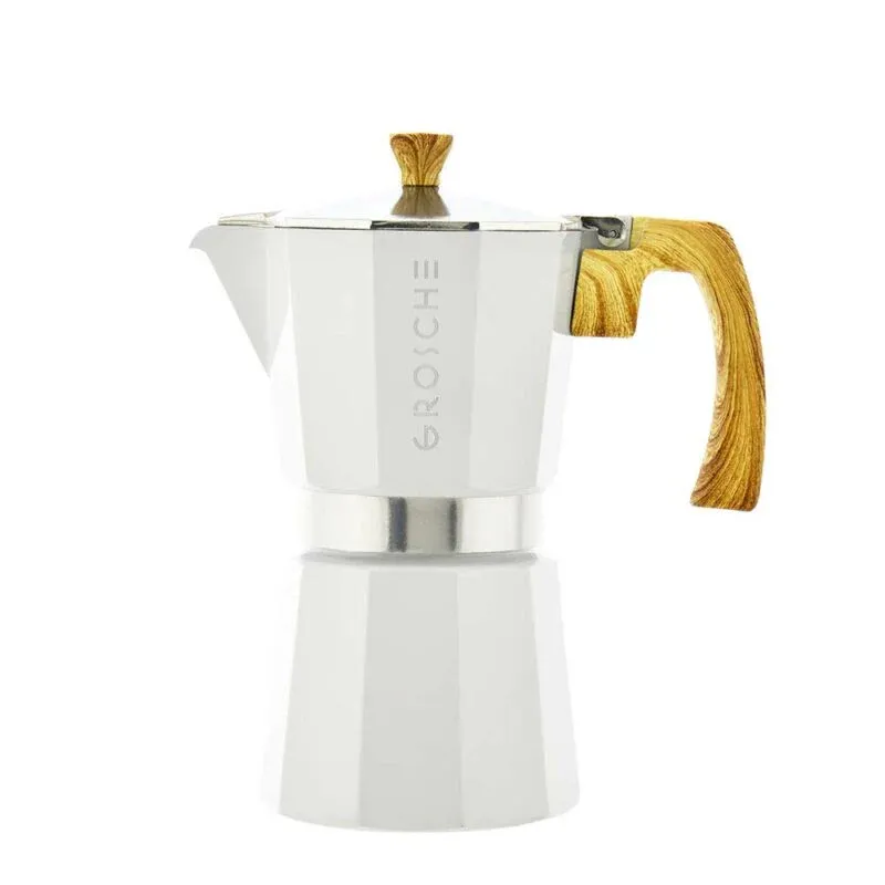 Cafetière espresso italienne blanche - Milano 6 tasses