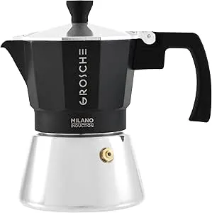 Cafetière expresso moka 3 tasses (150 ml) - Modèle Milano Induction
