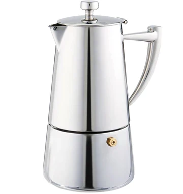 CAFETIÈRE EXPRESSO 6 TASSES S/S ROMA CUISINOX