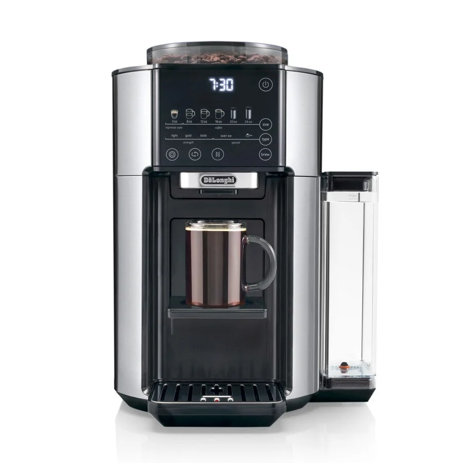 Cafetière filtre, acier inoxydable, Delonghi TrueBrew