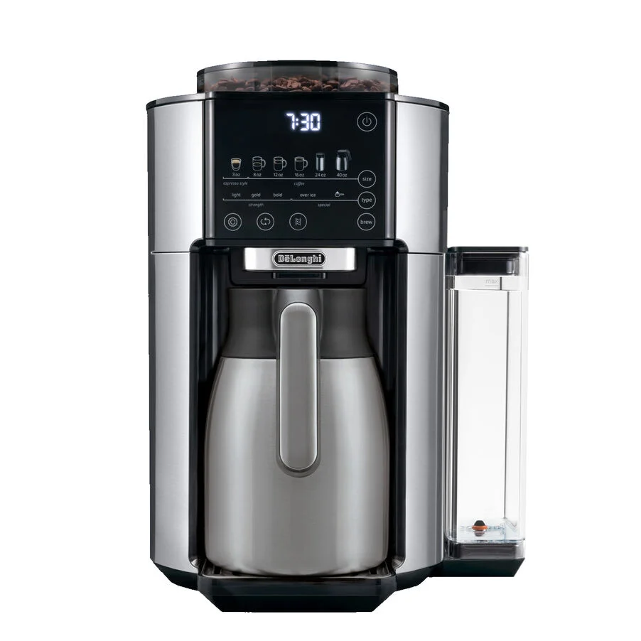 Cafetière filtre avec carafe thermos, acier inoxydable, Delonghi TrueBrew