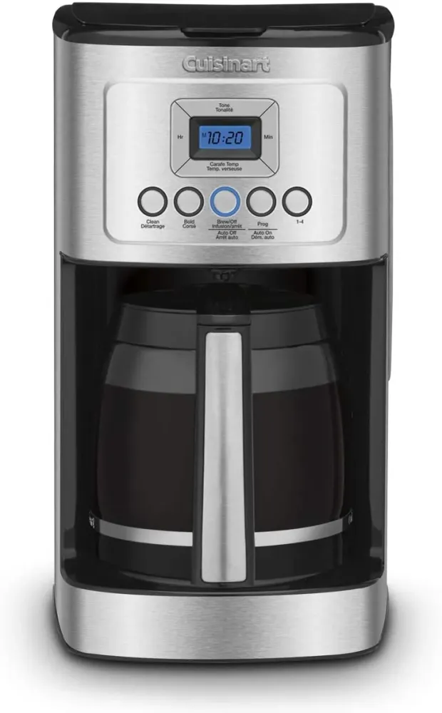 Cafetière filtre 14 tasses, programmable, acier inoxydable, Cusinart Perfectemp