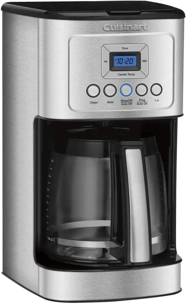 Cafetière filtre 14 tasses, programmable, acier inoxydable, Cusinart Perfectemp