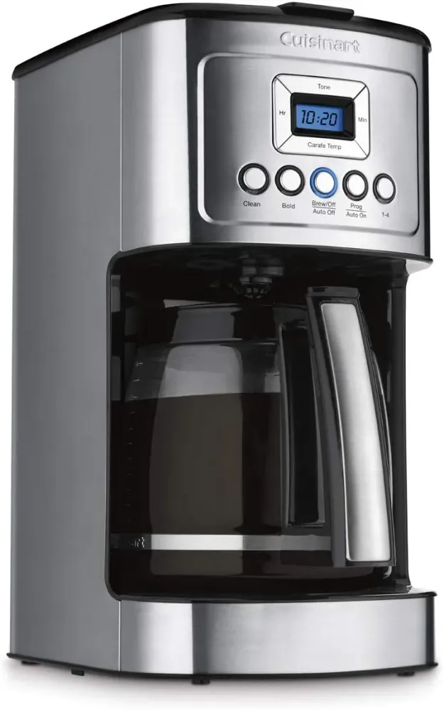 Cafetière filtre 14 tasses, programmable, acier inoxydable, Cusinart Perfectemp