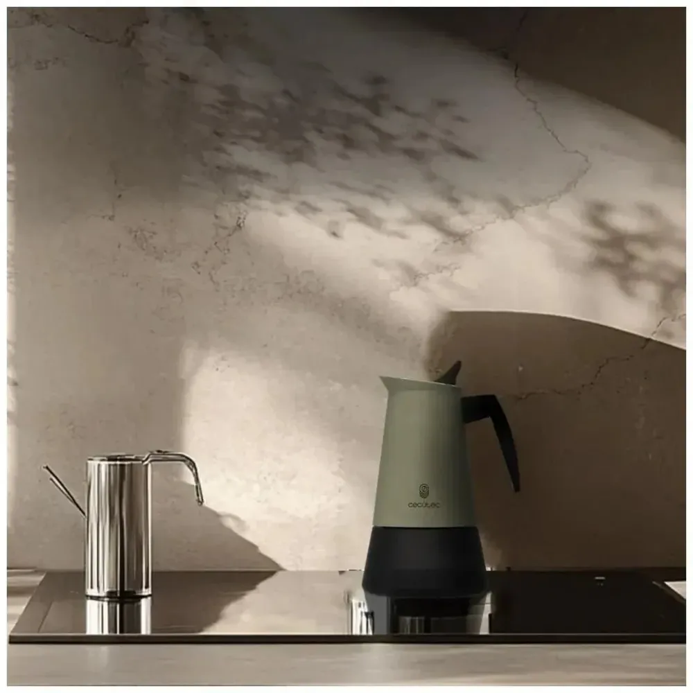 Cafetière italienne acier inoxydable 2 tasses compatible tous feux Cecotec