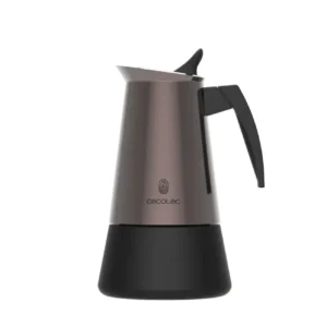 Cafetière italienne acier inoxydable 6 tasses design élégant et polyvalent Cecotec
