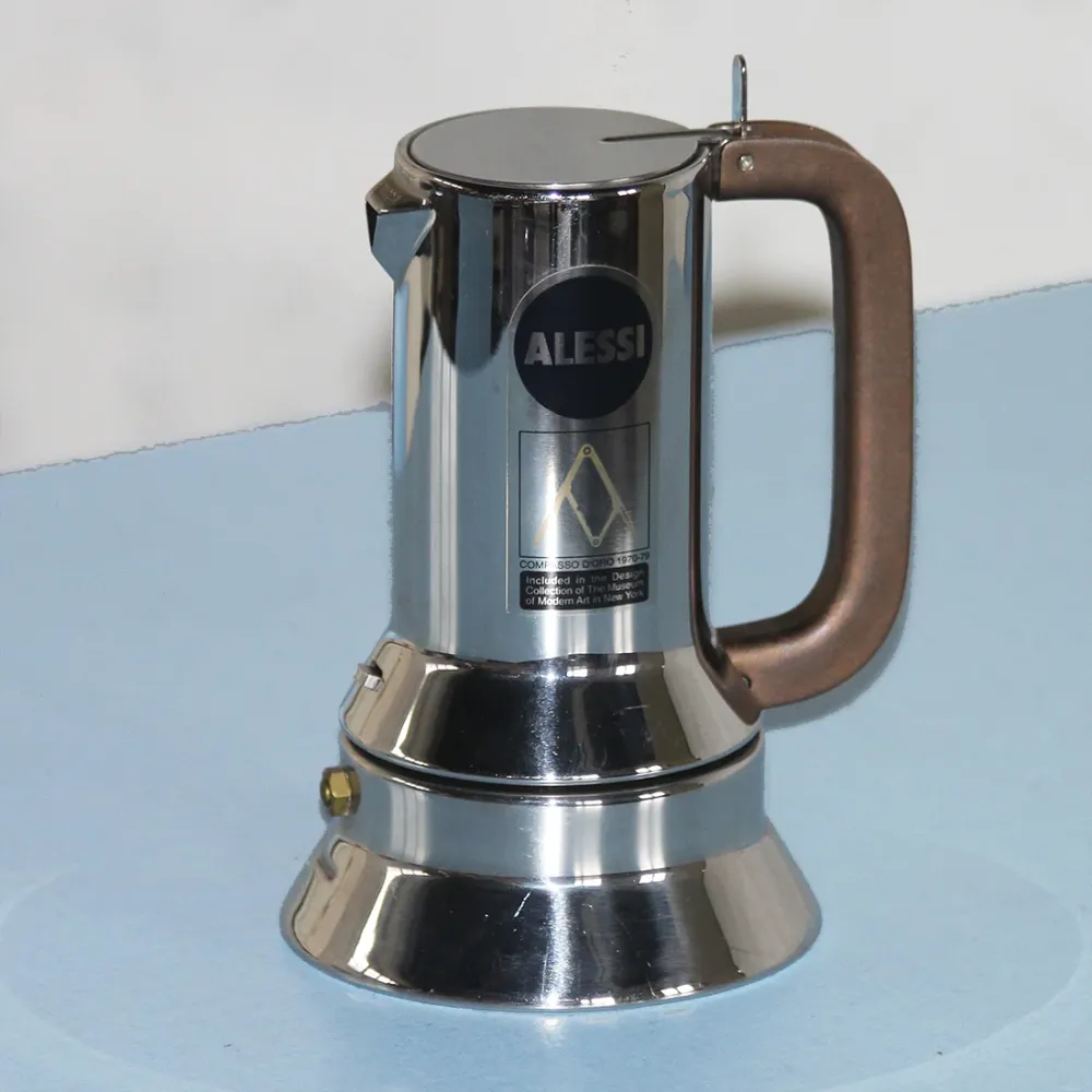 Cafetière italienne Alessi 9090/3 en inox pour 3 tasses design Richard Sapper