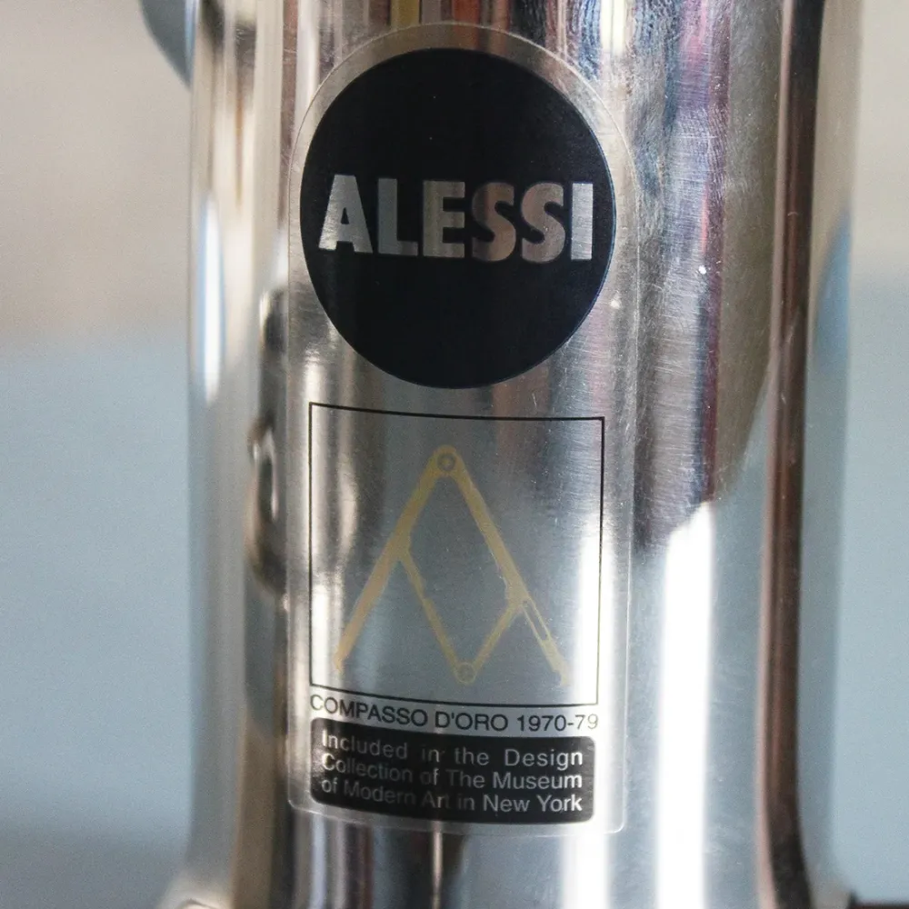 Cafetière italienne Alessi 9090/3 en inox pour 3 tasses design Richard Sapper