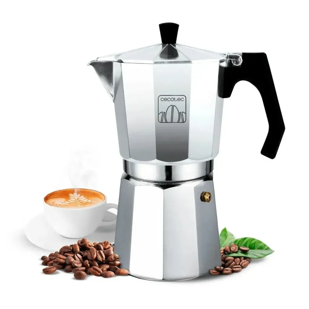 Cafetière italienne aluminium 3 tasses arôme et corps parfaits Cecotec