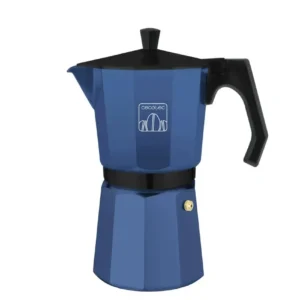 Cafetière italienne bleue 9 tasses Cecotec compatible tous feux nettoyage facile