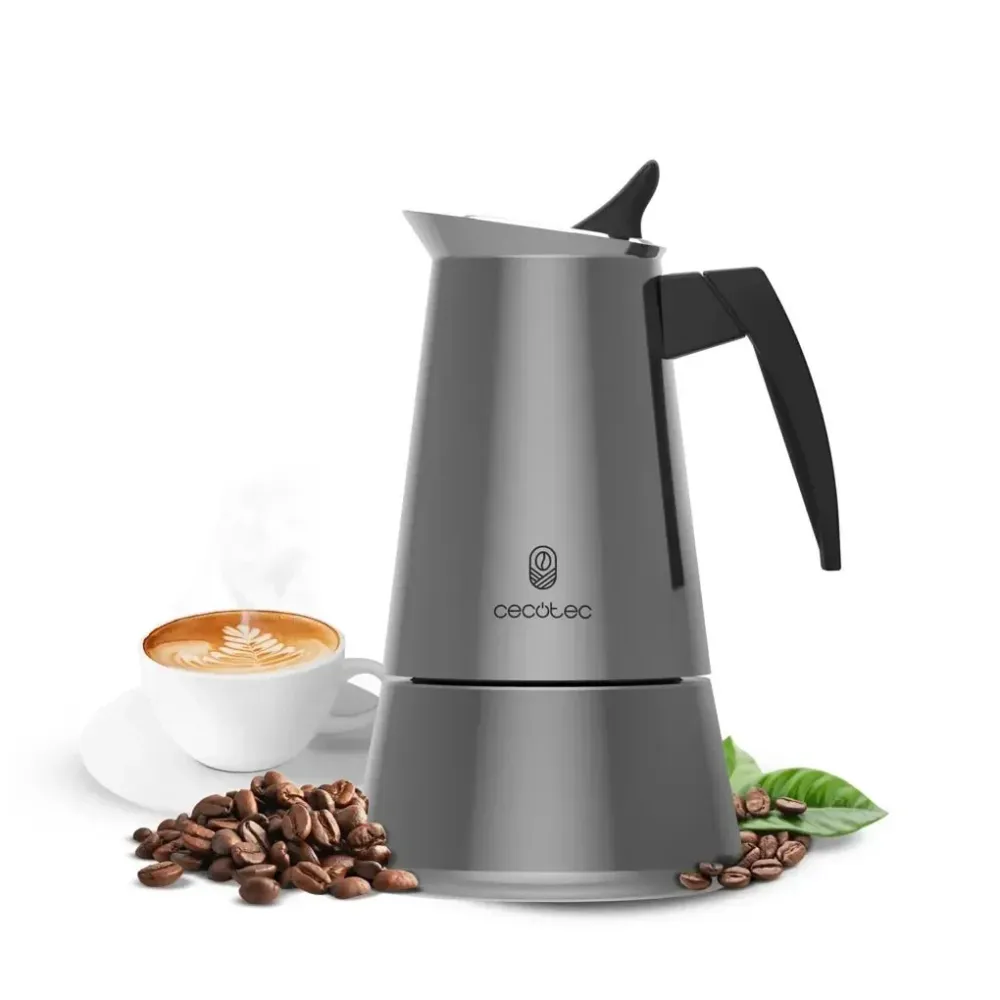 Cafetière italienne Piccolina 900 Cecotec 10 tasses élégante et polyvalente