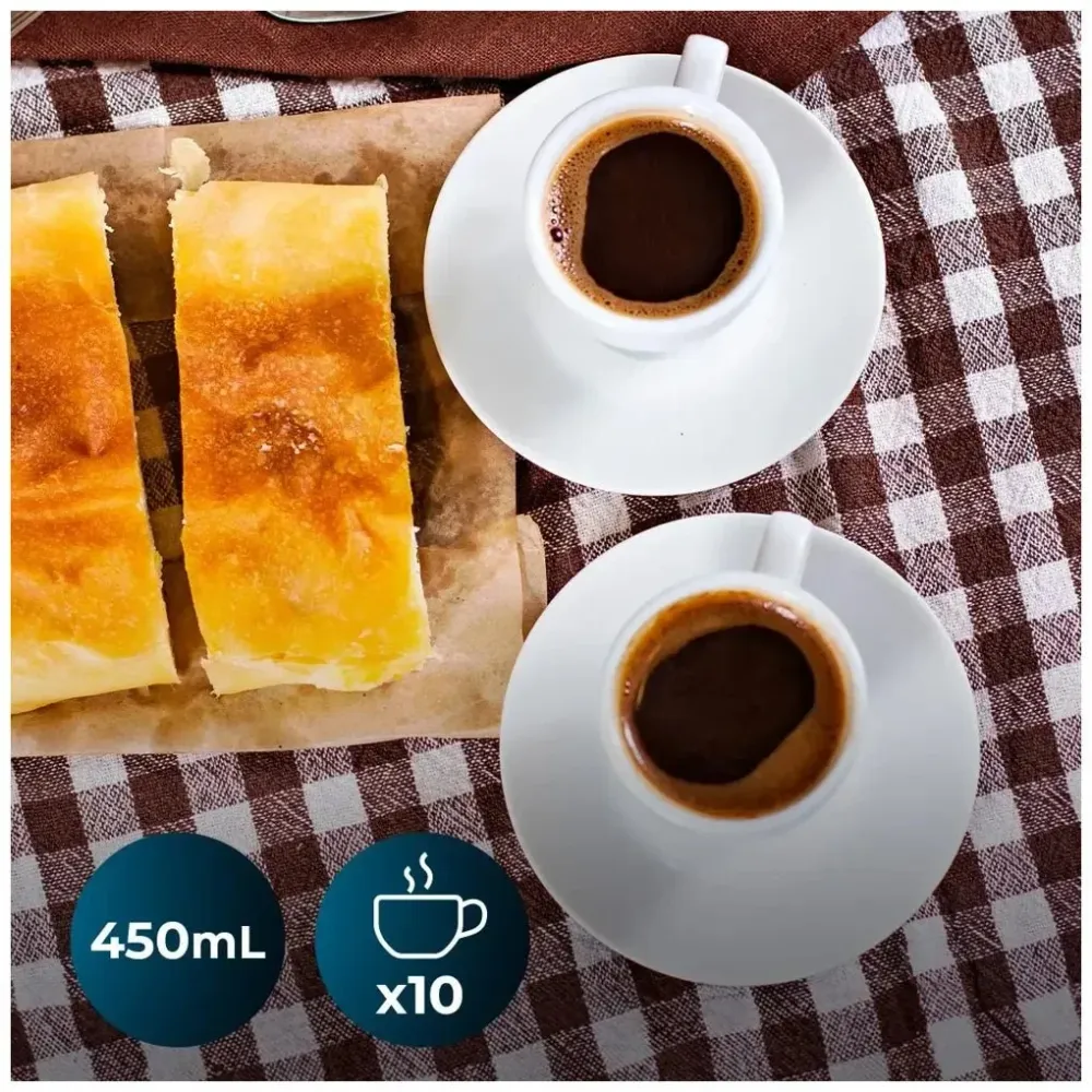 Cafetière italienne Piccolina 900 Cecotec 10 tasses élégante et polyvalente