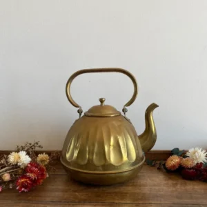 Cafetière en laiton et cuivre