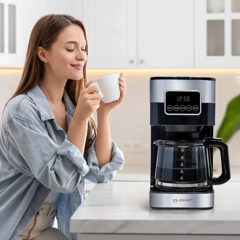 Cafetière de 1,5 L pour café filtre - Alpina