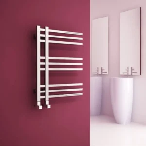 Carisa Primus Sèche-Serviettes en Acier Design Moderne Chromé
