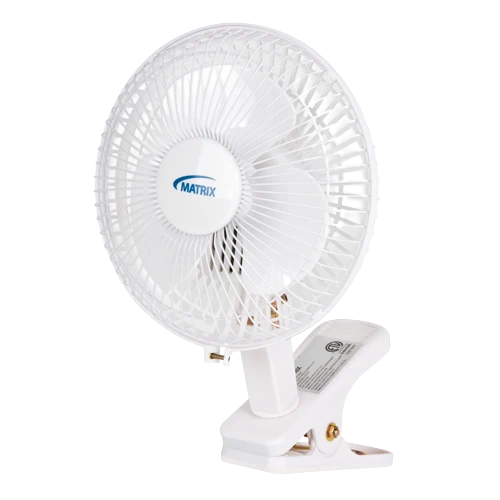 Ventilateur avec clip 6" pour bureau 2 vitesses - Matrix CC