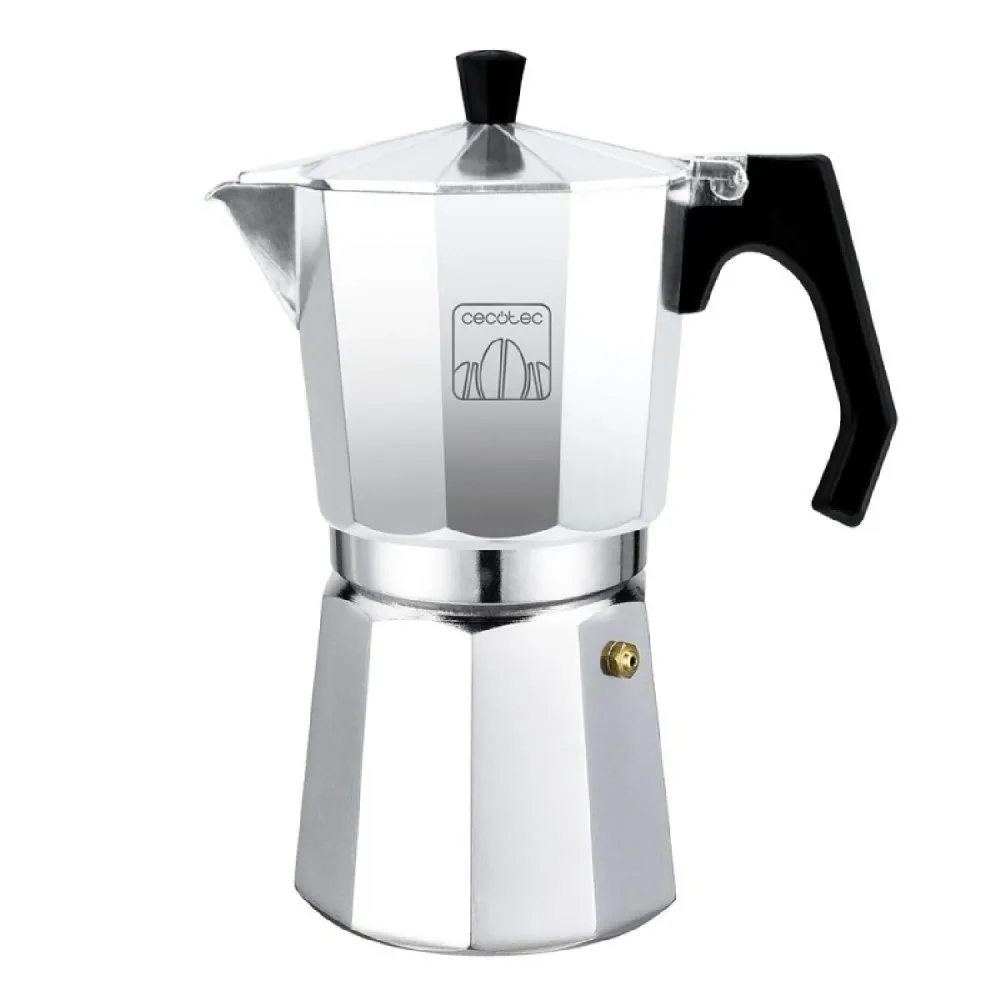 Cecotec Cafetière italienne en aluminium Cumbia MokClassic 900 Shiny