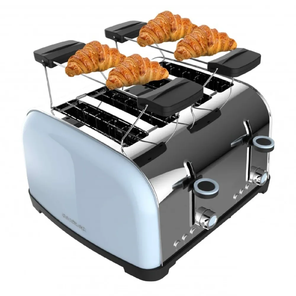Cecotec Grille-pain vertical Toastin' time 1500 Double Blue