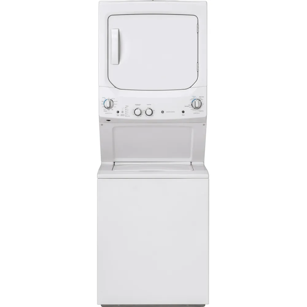 GE Centre de buanderie laveuse/sécheuse superposées électrique GUD27ESMMWW