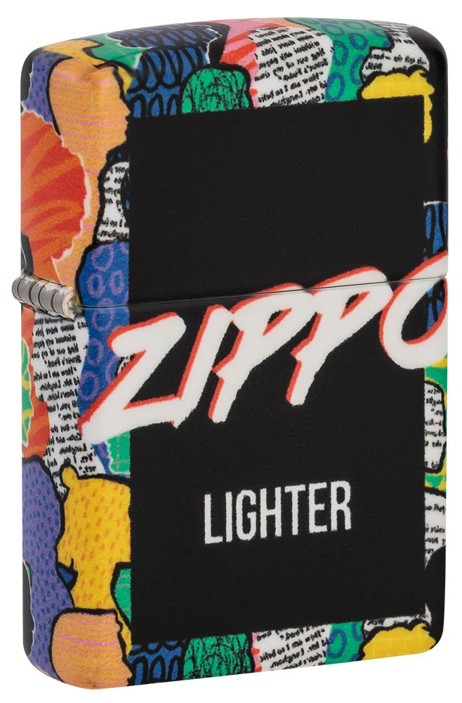 Certifié CE Motif Foule Zippo