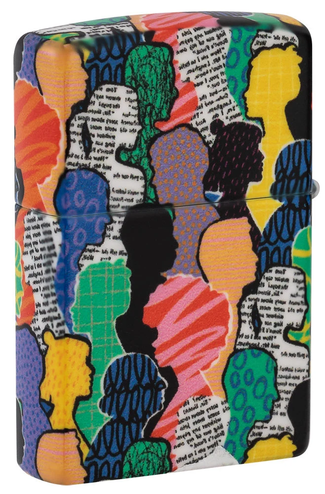Certifié CE Motif Foule Zippo