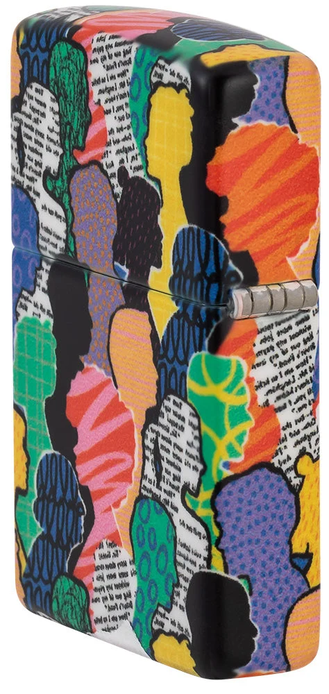 Certifié CE Motif Foule Zippo