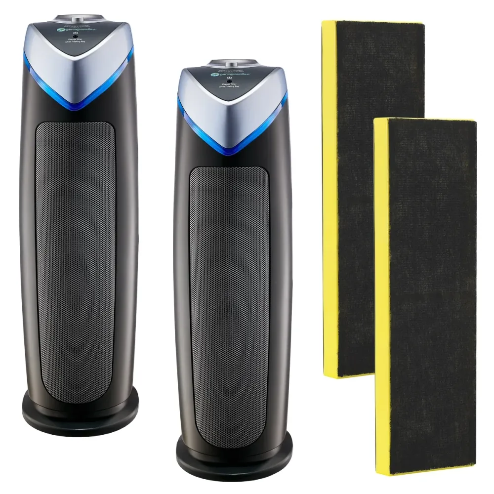 GermGuardian - Purificateur d’air tour UV-C 4-en-1, 55,8 cm (22 po), paquet de 2 CHAP Aubaines