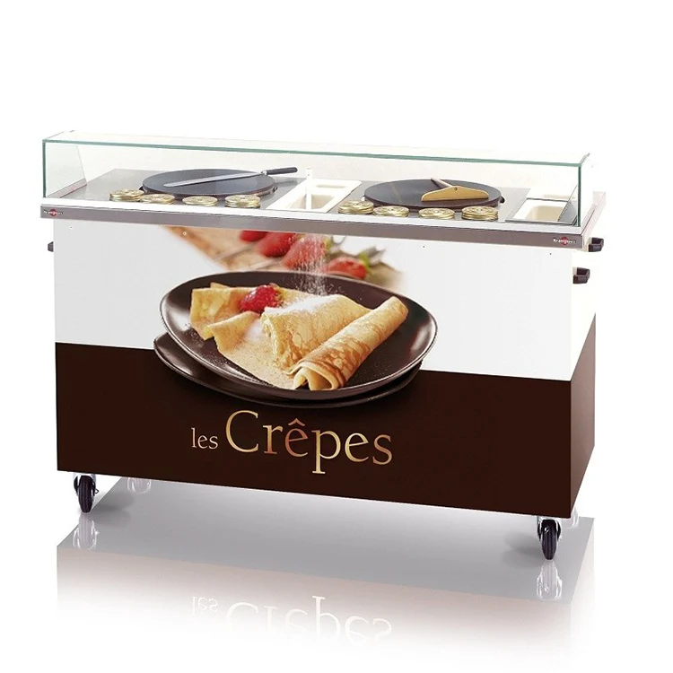 Chariot À Équipements Amovibles Crêpières X2 Krampouz