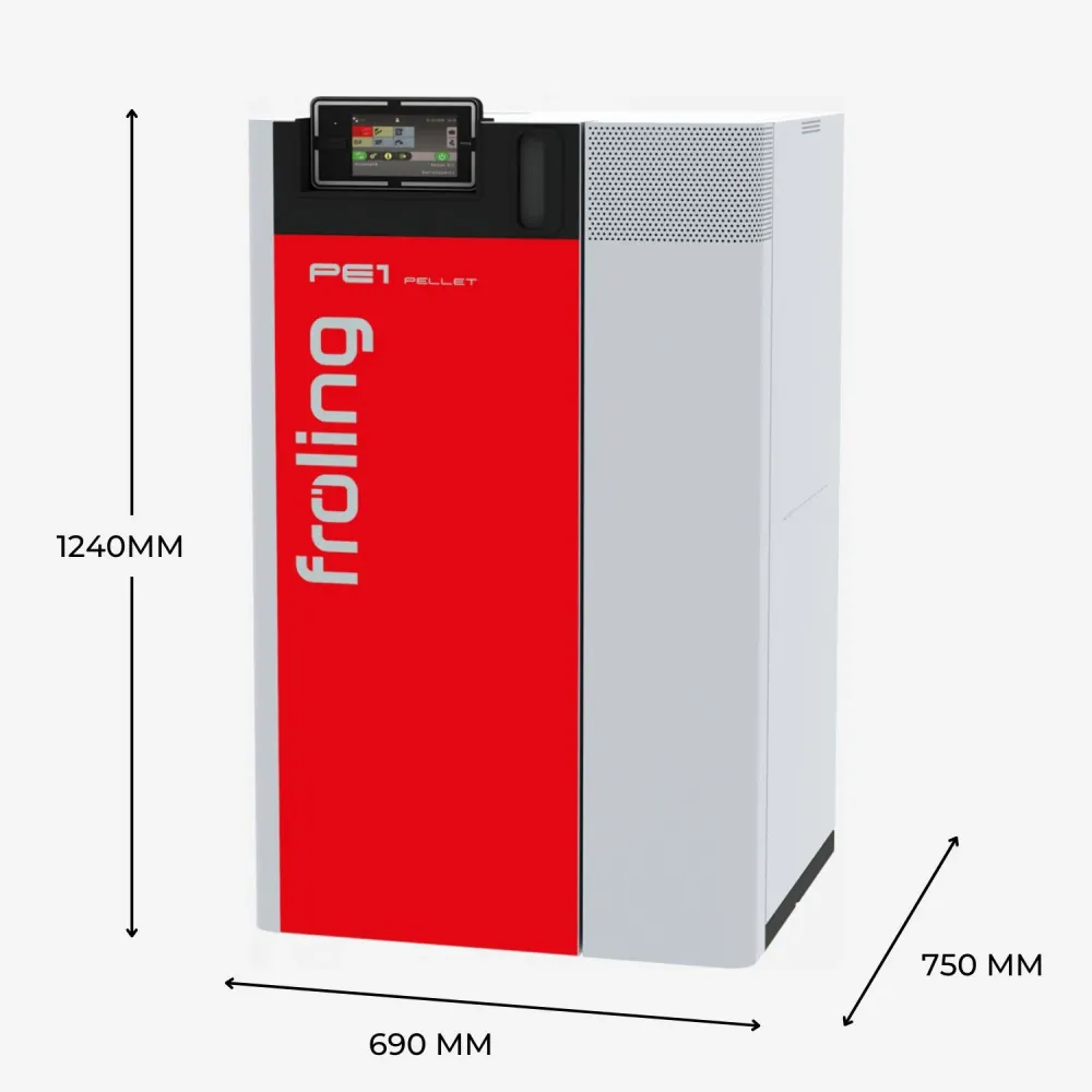 Chaudière à granulés PE1 Pellet 15kW - Fröling