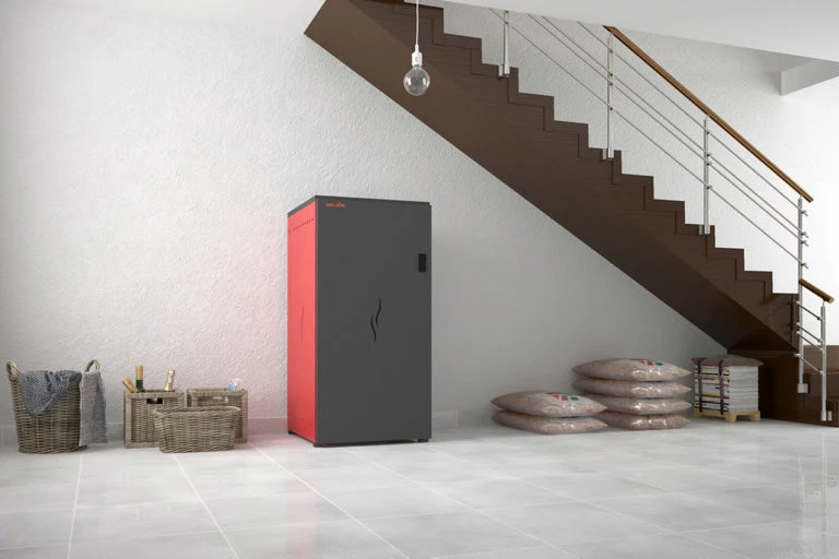 Chaudière à pellets et cacahuètes Helios Technologies Modèle Internya 20 Puissance 20 Kw